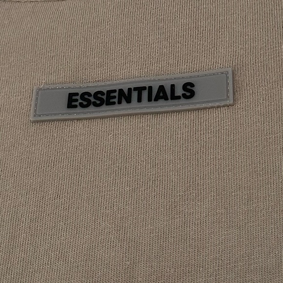 Fear of God Essentials Long Sleeve Shirt in Khaki - Size S - NWOT - Picture 5 of 7